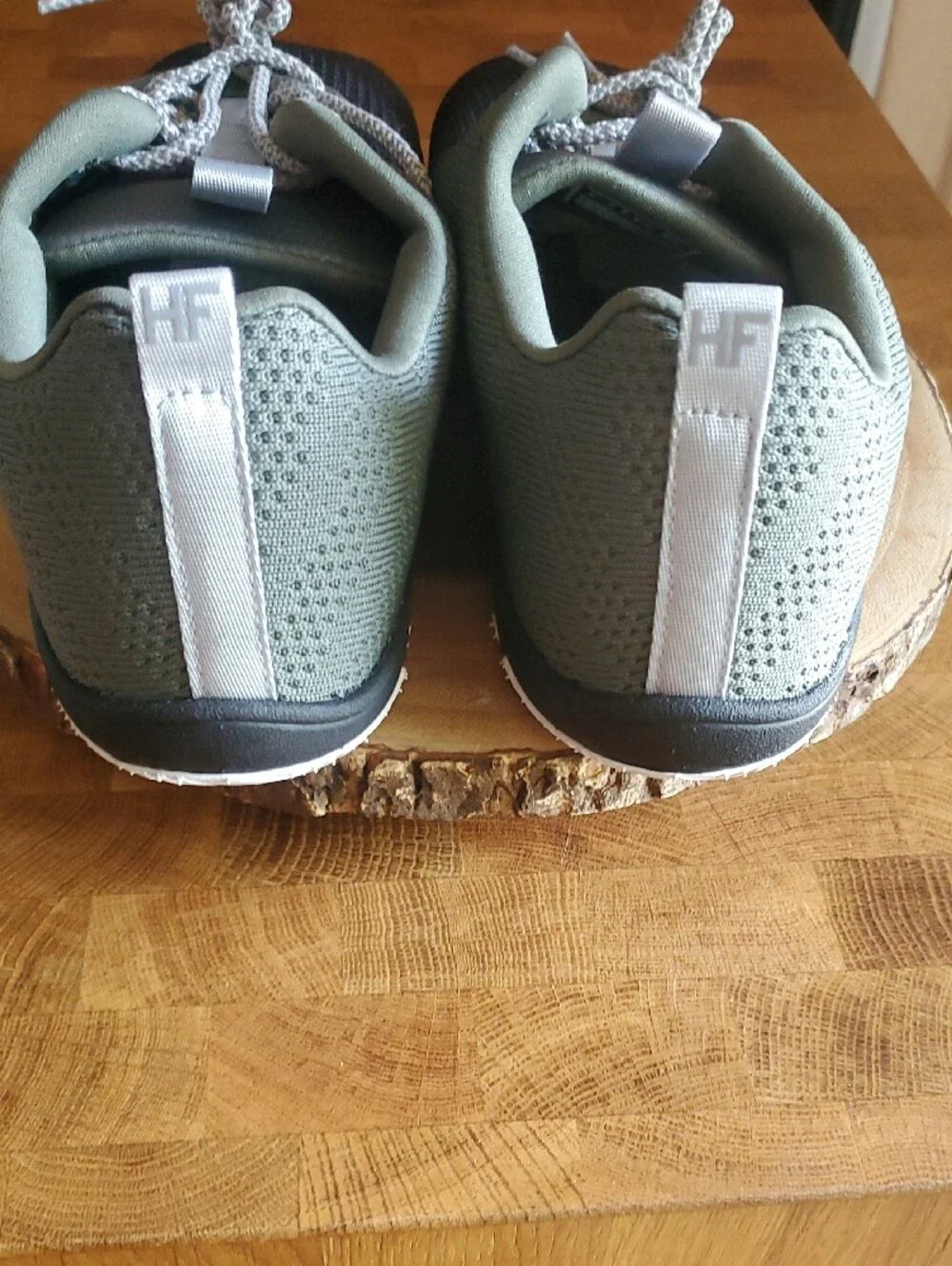 Men's Knit Sneakers in Black & Olive Lightweight Everyday Trainer
